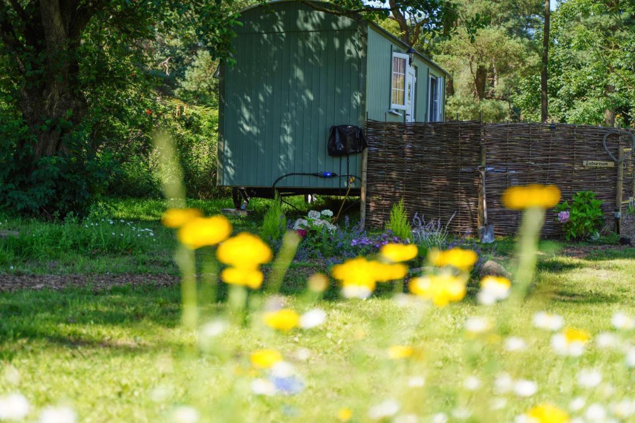 The Laburnum Retreat Shepherd Hut Private Hot Tub Upper Hulme Exteriér fotografie